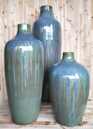 Ceramic Vase Earthen Mix Design 40x90 cm